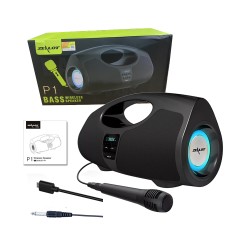 Zealot High Power Wireless Speakers P1 with Microphone 8000mAh 40W Black Zealot High Power Wireless Speakers P1 with Microphone 8000mAh 40W Black